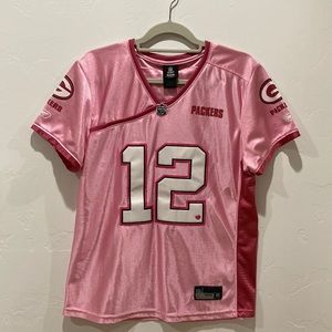 Pink Aaron Rodgers Packer Jersey